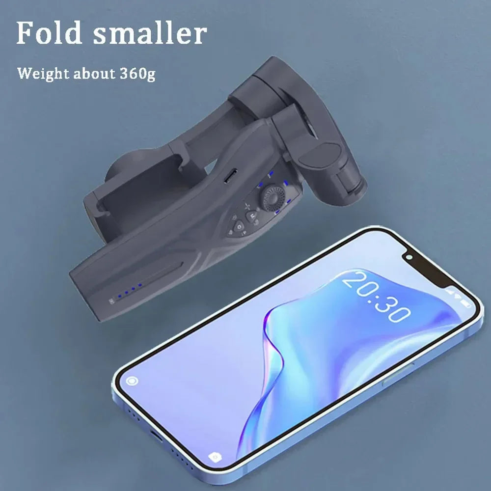 F12 mobile phone 3-axis anti shake stabilizer Tiktok live broadcast camera PTZ AI intelligent tracking face recognition